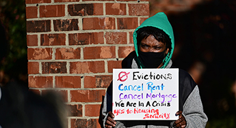 Rent Relief Protest