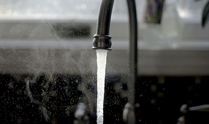 Tap water in home
