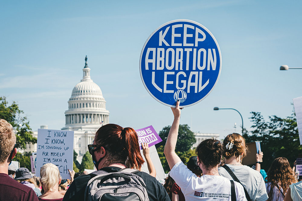 pro-choice abortion sign