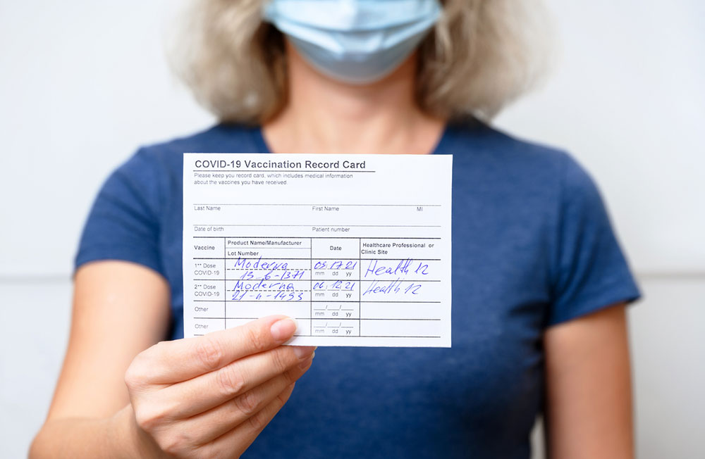 COVID-19 vaccine card