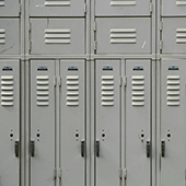 image of high school lockers 