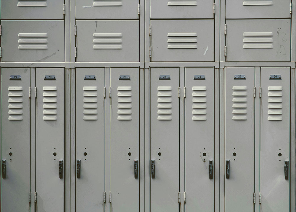 image of high school locker 