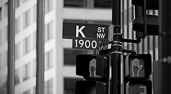 K street sign