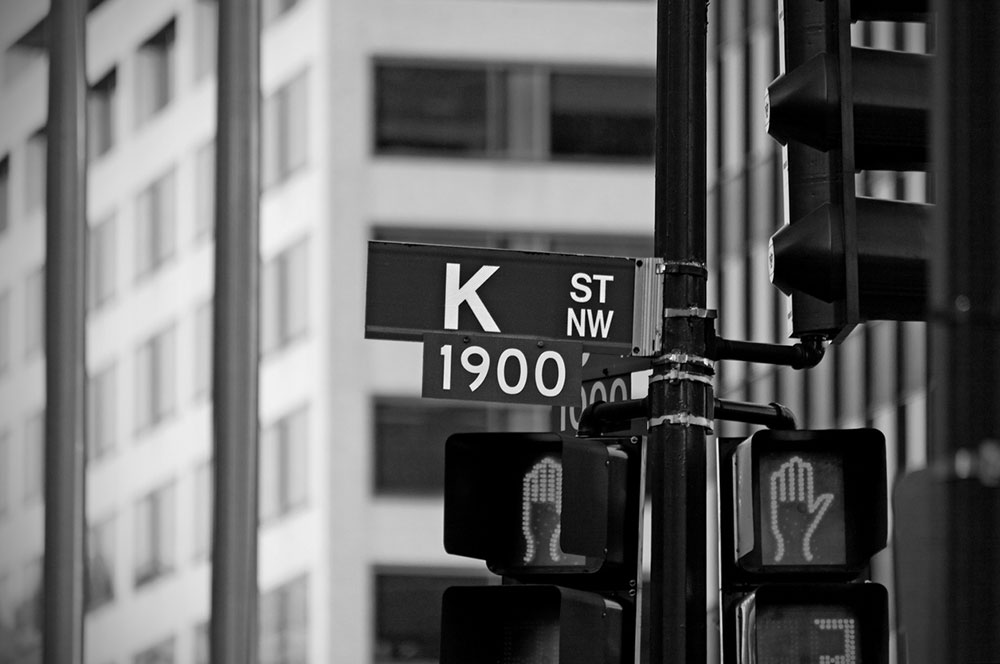 K street sign