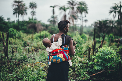 Mother and baby in Africa