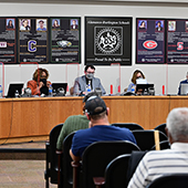 school board meeting