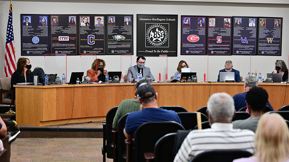 school board meeting