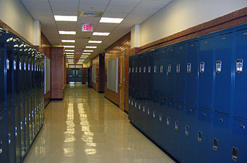 School hallway