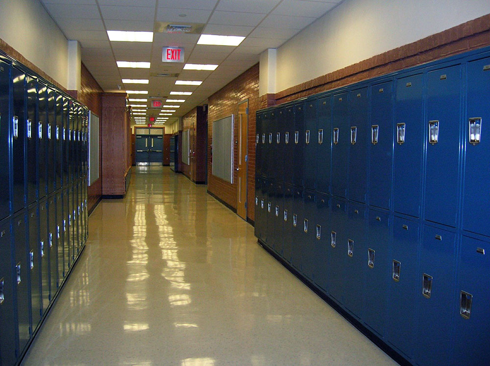 School Hallway