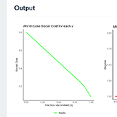 snapshot of vaccine planning app