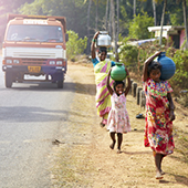 Women carrying water