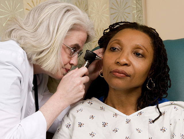 doctor with patient