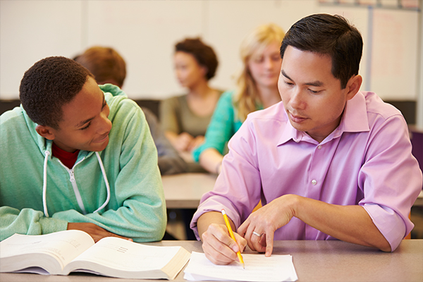 teacher and student