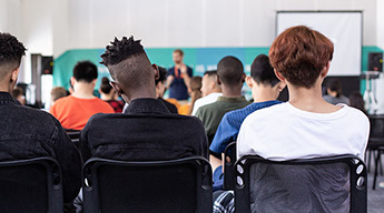 Student Sitting on Chair