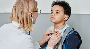 child at doctor