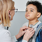 child at doctor