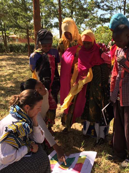 sera young works with farmers in rural tanzania