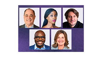 Headshots of five IPR Faculty recognized with notable awards in 2026