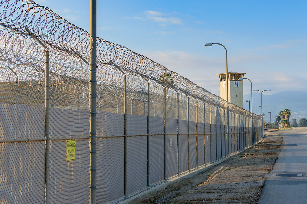 Exterior of a state prison
